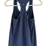 Lululemon Run Swiftly Tech Racerback Heathered Harbor Blue Sz 6 Chevron tank top Photo 2