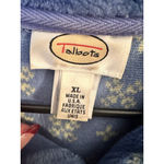 Talbots Vintage Fair Isle Snowflake Quarter Zip Fleece Sweater Shirt XL Photo 7