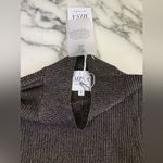 MISA Los Angeles NWT X REVOLVE Tanya Mock
Neck Crop Top in Gold - Sold Out - L Photo 3