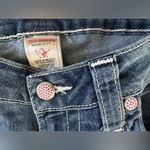 True Religion NWT  straight jeans pink embroidery pink SWAROVSKI crystals size 29 Photo 4