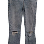 American Eagle Kickboot Light Wash Raw Hem- Size 2 Photo 0