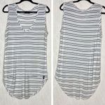 Michael Lauren  Striped High Low Tank Top Photo 1