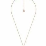 Michael Kors New! Crystal Zodiac Pisces Gold-plated Sterling Silver Necklace Photo 2