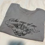 Divided gray baby tee Photo 1