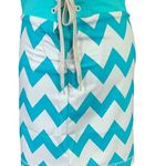 Ping Womens Golf Skirt Skort SensorCool Chevron Print Lined Teal Cream Large Blue Photo 10