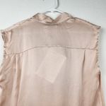 Sandro  Paris Tank Size 2 US Size 6 Cream Sleeveless NWT 100% Silk Bow Photo 4