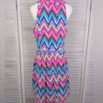 Lilly Pulitzer Sherlynn Sleeveless Collared Mini Dress "Hearts A Flutter"-10 Photo 2