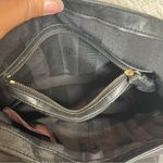 Juicy Couture Vintage  Black Leather Shoulder Bag Gold Twist Lock Detail | Y2k Photo 9