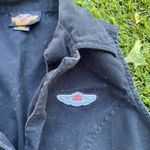 Harley Davidson Sleeveless Button Down Shirt Photo 3
