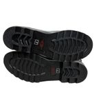 Forever Young Womens Plaid Chelsea Ankle Rain Boots Black White Gray Size 7 Pull On Photo 4