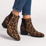 Chinese Laundry Finn Leopard Print Ankle Bootie Women’s Size 6.5 Photo 0