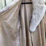 Ultrasuede Fox Fur And Suede Coat Photo 3