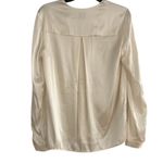 Pinko Silk Satin Stretch Cream V Photo 1