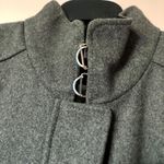 Calvin Klein dark grey dress coat high collar Photo 6