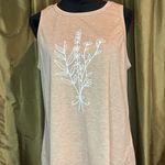 Emery Rose Floral print beige tank top size XL Photo 0