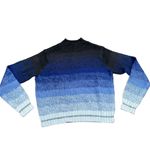 American Eagle  boxy striped ombré sweater blue Photo 6