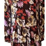 Hinge  Dress Size XS Floral Shift Long Sleeve Wedding Guest Church Shower Photo 1