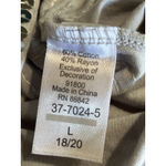 Denim 24/7 Silver Sequins Top Size Large Sleeveless Mixed Material Date Night Photo 5