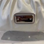 XOXO Vintage  Y2K faux leather shoulder hobo bag knotted handles shimmery white Photo 3