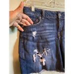Maurice's Maurice’s Dark Wash Jean Shorts Size 10 Photo 2