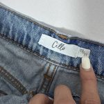 Cello  Jeans Womens 13/31 Light Wash Wide Leg Button Fly Distressed Baggy Jeans Photo 2