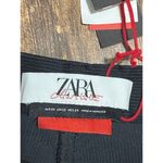 ZARA NWT  Charlotte corduroy black pants size 02 Photo 2