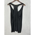 Banana Republic mongram tank top womens XL black racerback chains biker nwt Photo 6