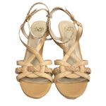 Joan & David ☼ Dakenyon Platform Stilettos Heeled Sandals ☼ Nude Patent Leather Photo 9