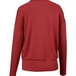 CAbi Style 3804 Tess Knit Top Tie V Neck Firebrick Red Size Medium Photo 5