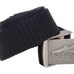 New Unisex RunBaby Premium Quality Adjustable Sport Belt in Black Photo 0