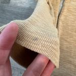 Cato  beige long sleeve ruffle front sweater size large E14 Photo 6