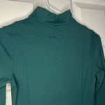 Balance Athletica Womens Small Emerald Green Vitality High Neck Zip Thumb Holes Photo 7