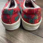 Hanes Vintage Christmas Holiday Sneakers Lace Up Platform Red Women's Size 6M Photo 6