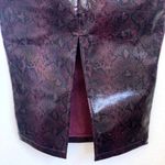 NWT Atoir Self Defined Skirt in Burgundy Python Size 4 Photo 6