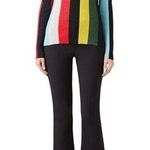 Diane Von Furstenberg 💙  Orchid Metallic Striped Sweater Photo 0