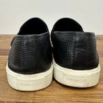 Vince  Womens Sneakers 9‎ Black Leather Eyelet Low Top Comfort Photo 6