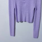 Aerie  purple ribbed sweater sz:XL Photo 2