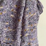 She & Sky Purple Floral Mini Dress Photo 4