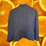 Kasper  Double Breasted Black Textured Blazer Size‎ 16 Photo 4