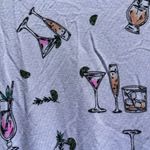 Apt. 9 Women's  All Over Wine Cocktail & Lime Print T-Shirt Size Large‎ Photo 3