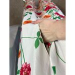 MuuMuu frolicking dress house coat floral red orange Size L Photo 8