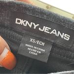 DKNY JEANS | Charcoal Gray Faux Leather Embellished Skinny Pants Sz XS Photo 5