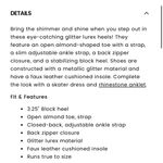 Windsor Sparkley Silver Glittery Block Heels Photo 2