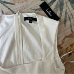 Lulus LULU’S Enticing Endeavors White Square Neck Sleeveless Skort Romper Photo 6