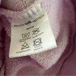 Brandy Melville Rare Cropped Hooded Sweatshirt Lavender Color Photo 5