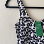 H&M NWT Tribal Tank Dress 6 Ikat Print Summer Sundress Fit & Flare Skater Boho Photo 2