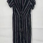 City Chic  Striped Maxi Dress Women 14 Black Preppy Contemporary Feminine Photo 7