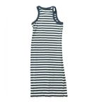 Elie Tahari  Navy and White Striped Maxi Dress Photo 5