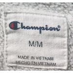 Champion  Hoodie Pullover Sweatshirt Classic Logo Gray‎ Comfy Medium Photo 2