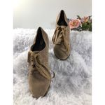 Dr. Scholls 11M Cheer Lace-up Comfort Ankle Boots Tan Stucco Perforated design Photo 2